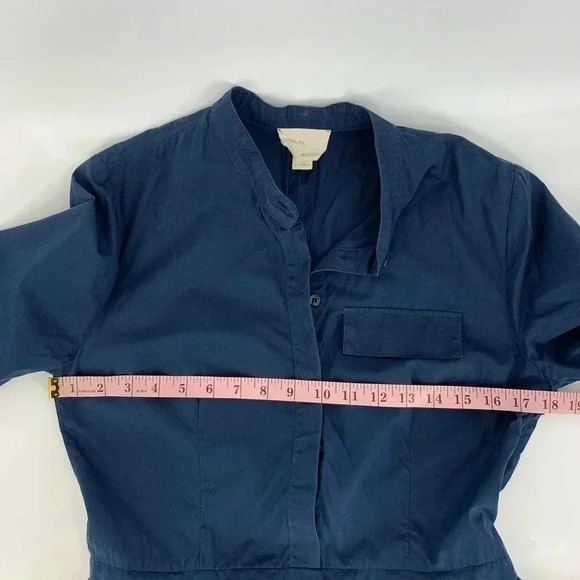 Band of Outsiders Navy Shirt Dress - Picture 6 of 9